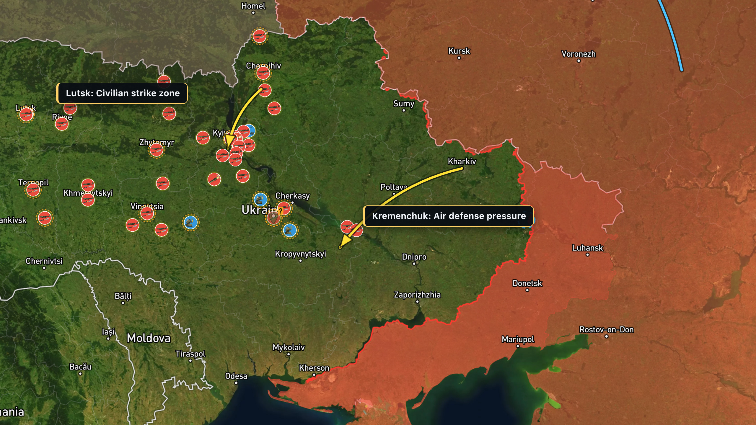 Daily situation map
