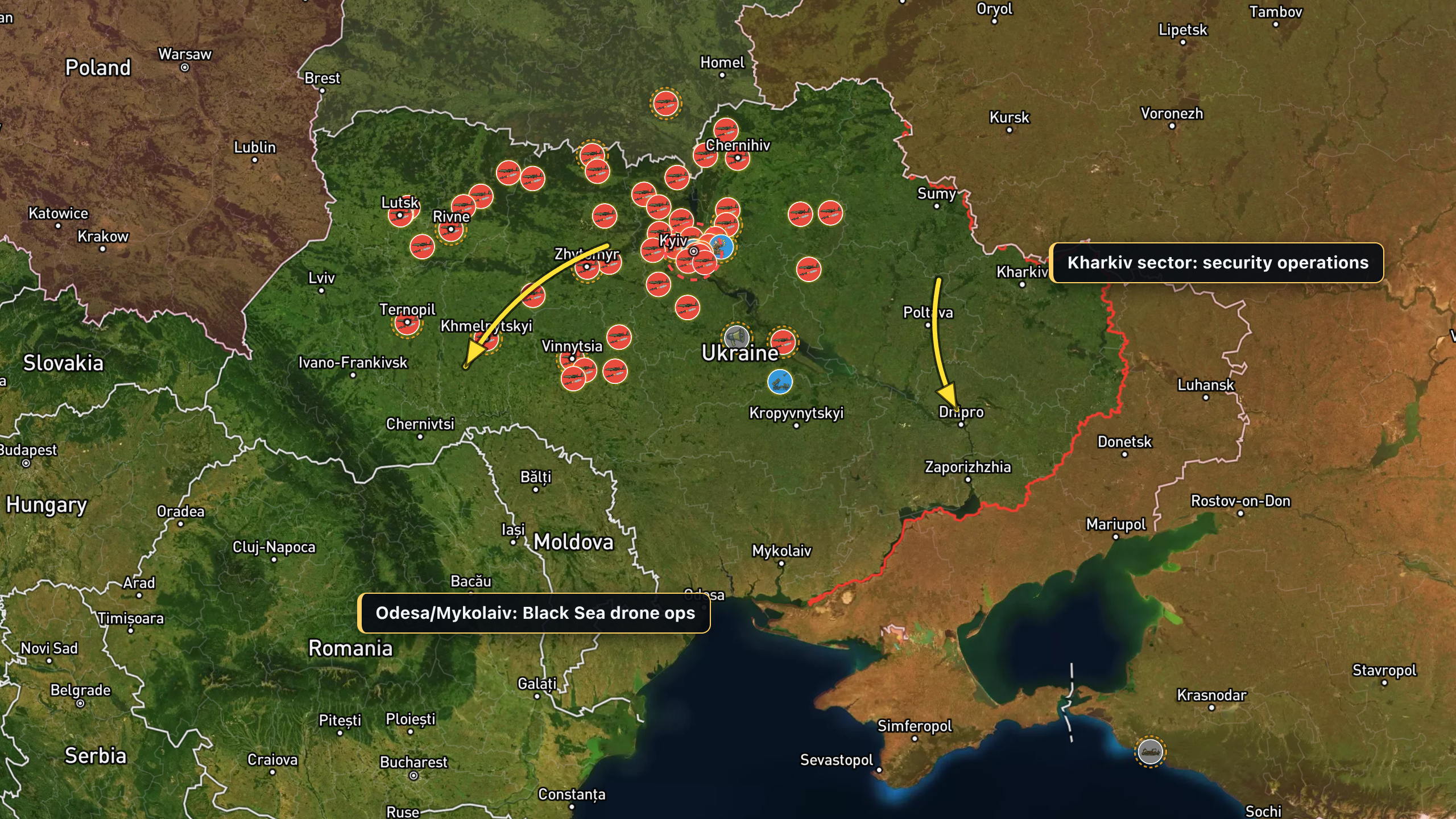 Daily situation map
