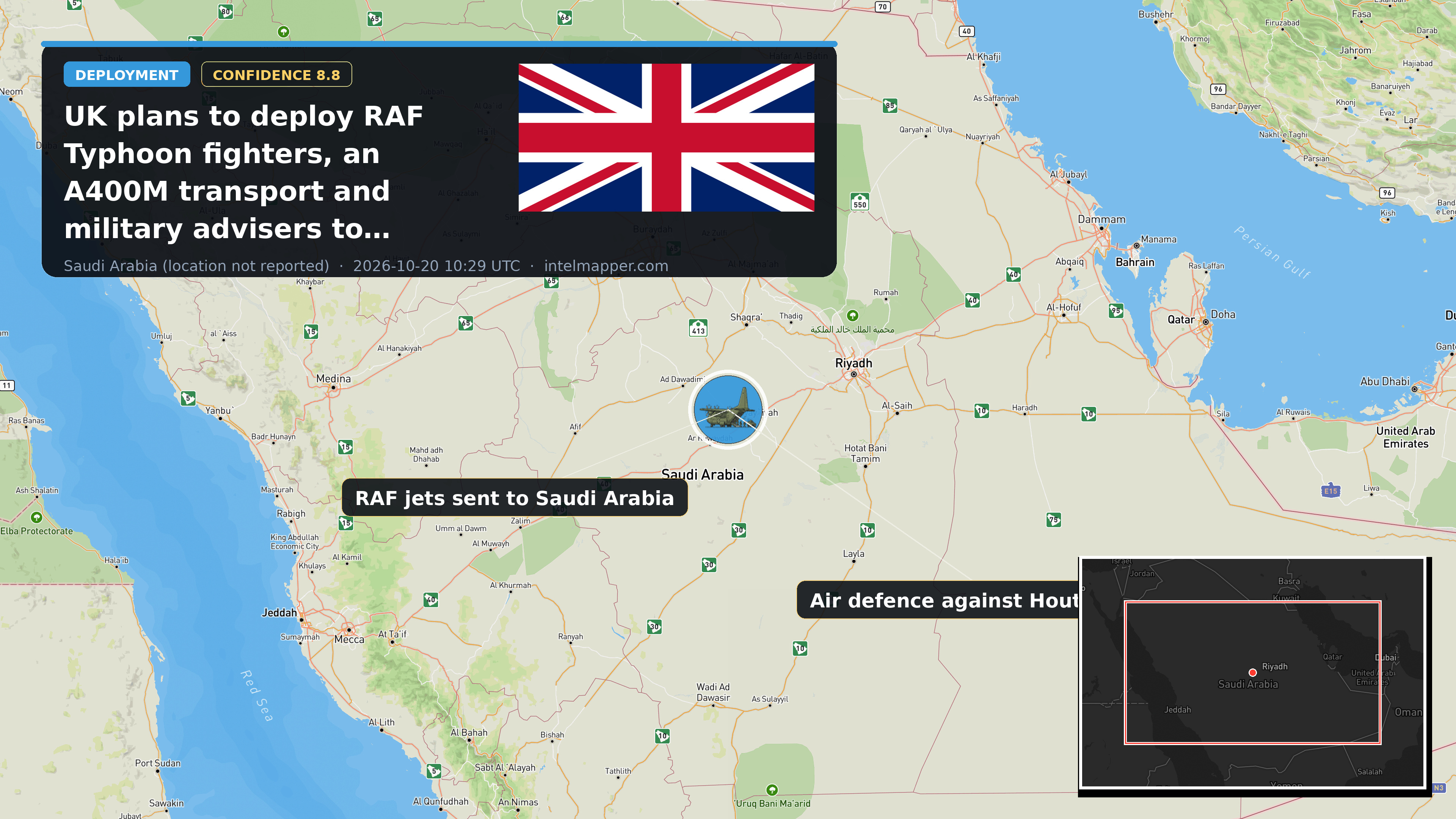 Saudi Arabia (location not reported) — annotated map
