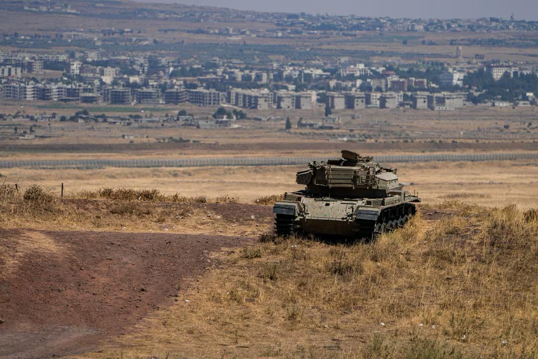 Southern Syria, Golan Heights Region — Statement location map
