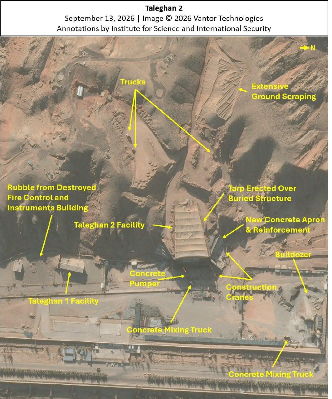 Parchin Military Complex, Taleghan 2 Facility, Tehran, Iran — Statement location map
