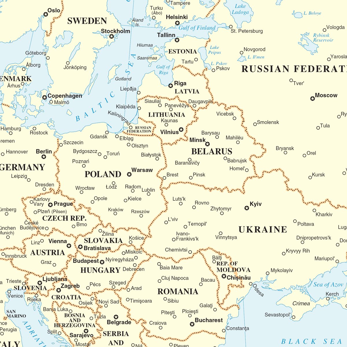 NATO HQ, Brussels, Belgium — Diplomacy location map